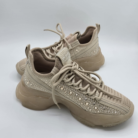 Steve Madden Maxima Blush Rhinestone Sneakers | Size 7 - Picture 6 of 12